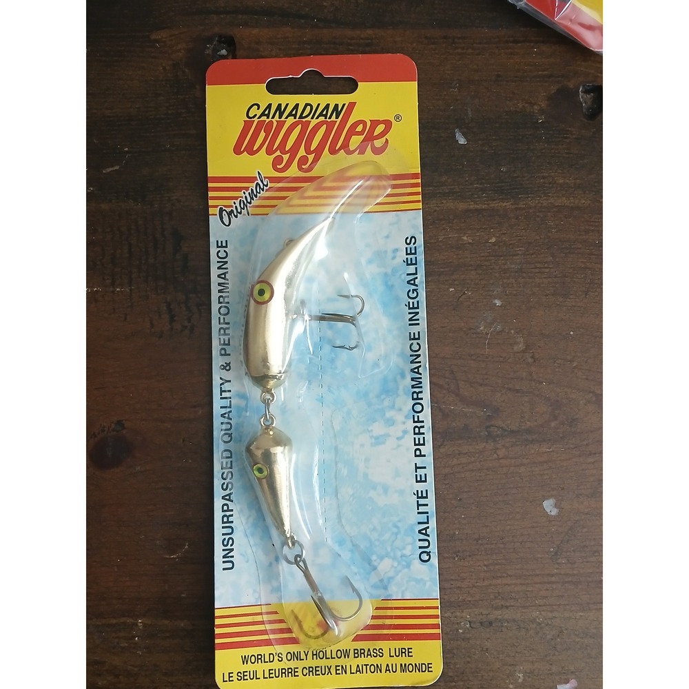 Canadian Wiggler Original Hollow Brass Fishing Lure CWJ3
